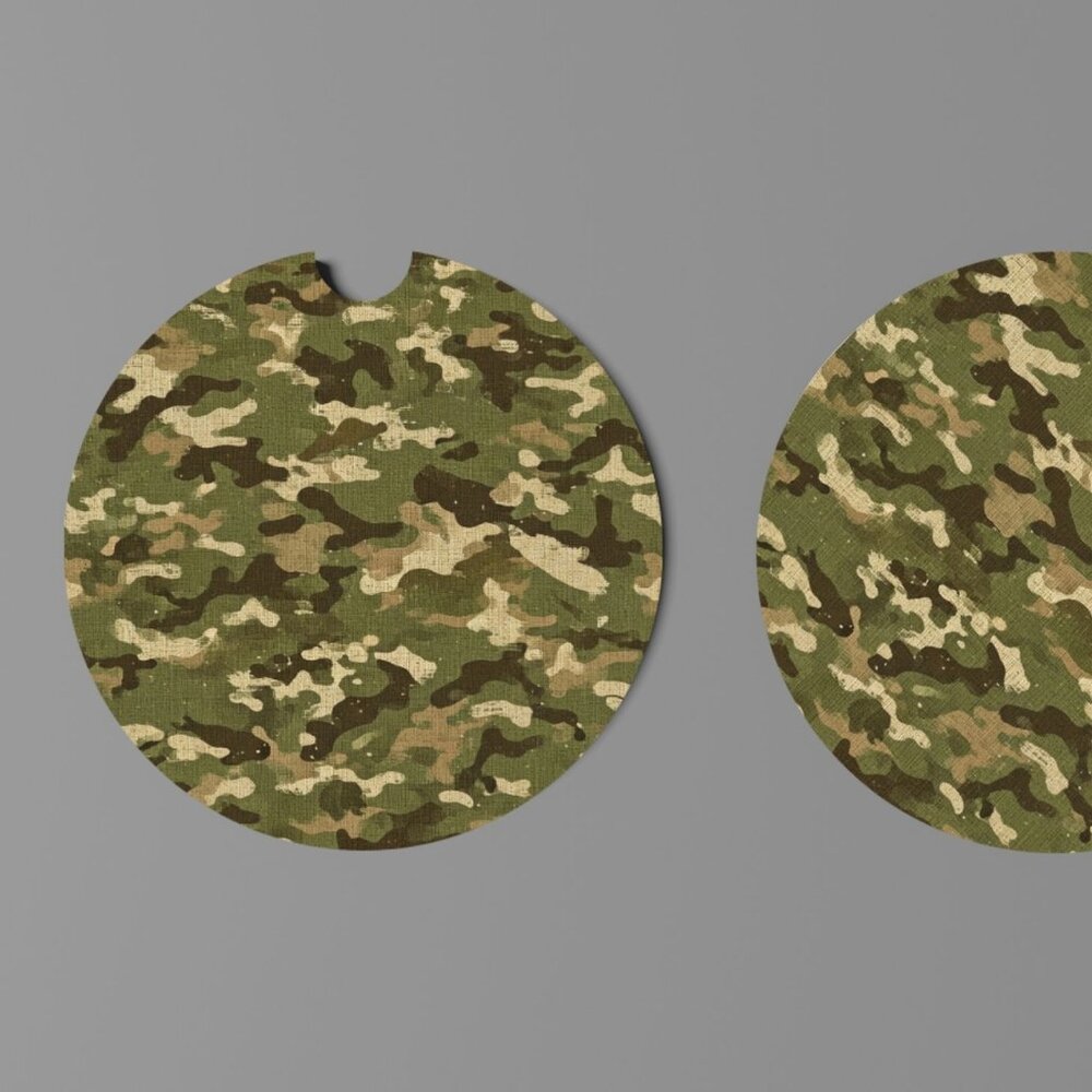 Camo Car Coaster Set - NWT